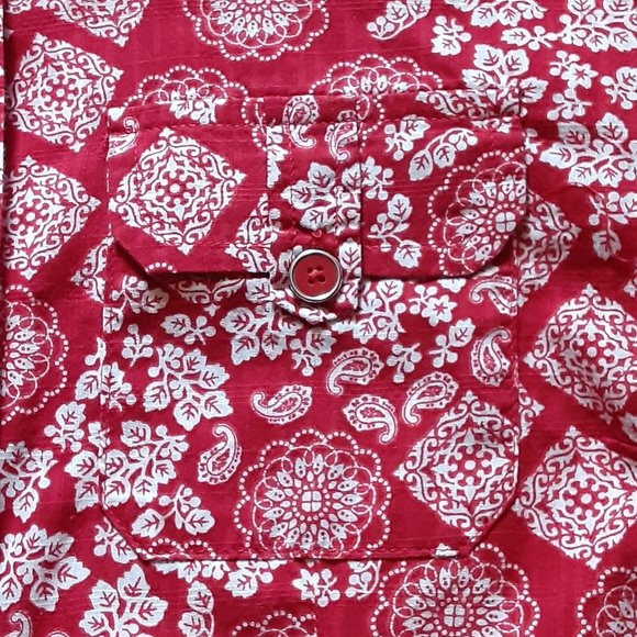 KAREN SCOTT 3/4 SLEEVE TOP/ PM - Picture 6 of 9